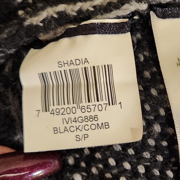 BCBGMaxAzria black and gray long cardigan - Picture 10 of 10